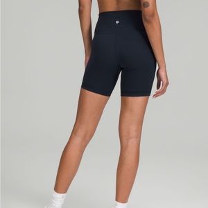 COPY - COPY - lululemon wonder train high rise short 6” true navy